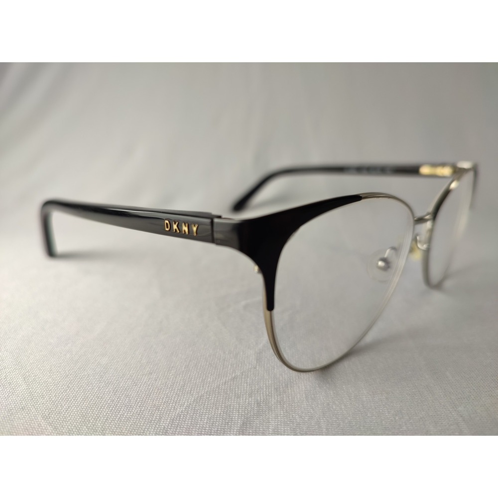 DKNY DY 5654 1239‎ Black Gunmetal Cat Eye Eyeglass Frames 52-15-135 Women's